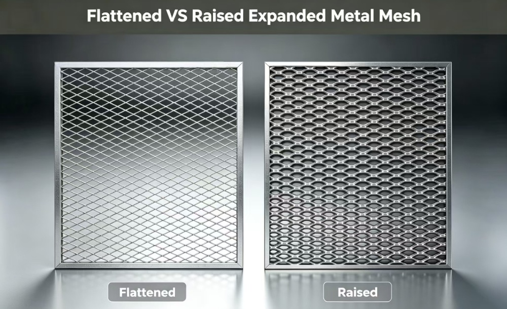 Which Expanded Metal Mesh to Use for Filter Cartridge? Flattened or Raised 