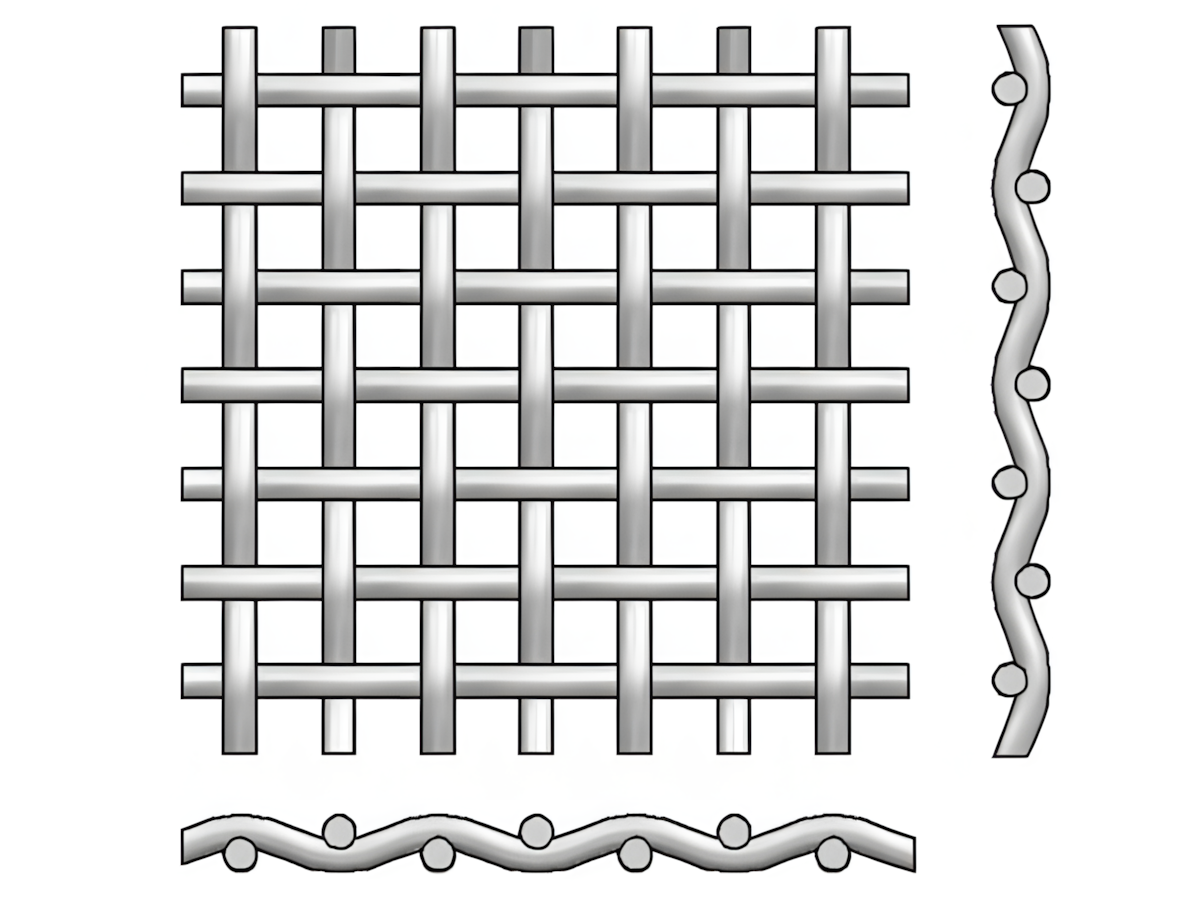 Plain Weave Stainless Steel Mesh